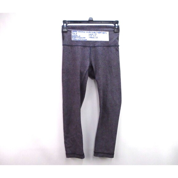 Lululemon Pants - Lululemon Wunder Unde Mid Rise Leggings Womens Size 4 Jacquard Hidden Pocket